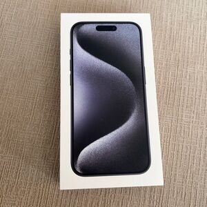 iPhone 15 Pro Max Apple Blue Titanium 256 GB EMPTY BOX ONLY